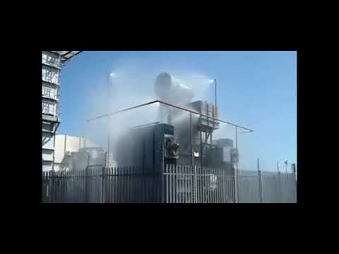 Water Spray For Cooling Transformer Down