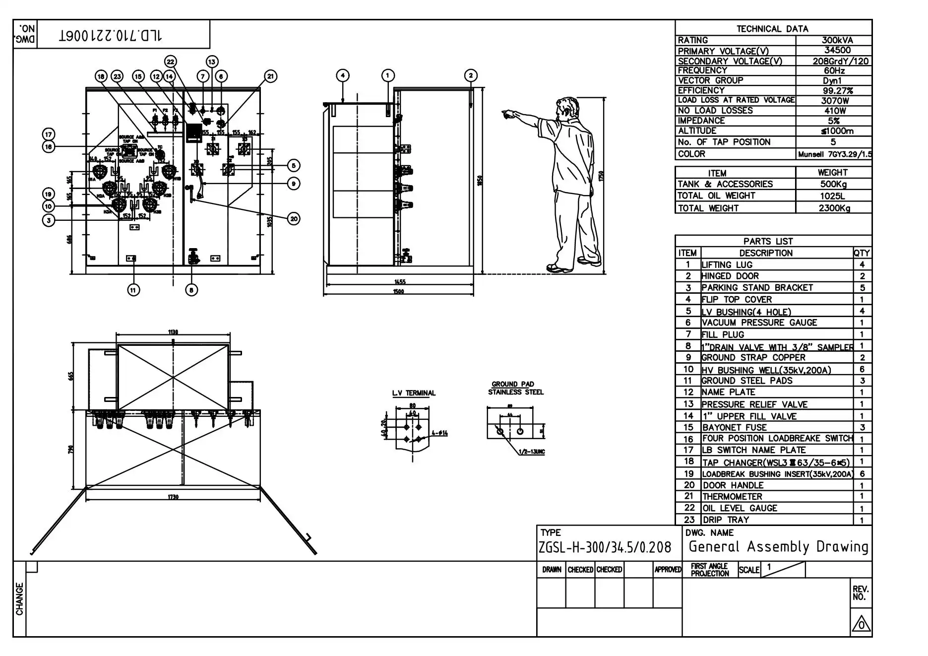 three phase pad mount transformer design