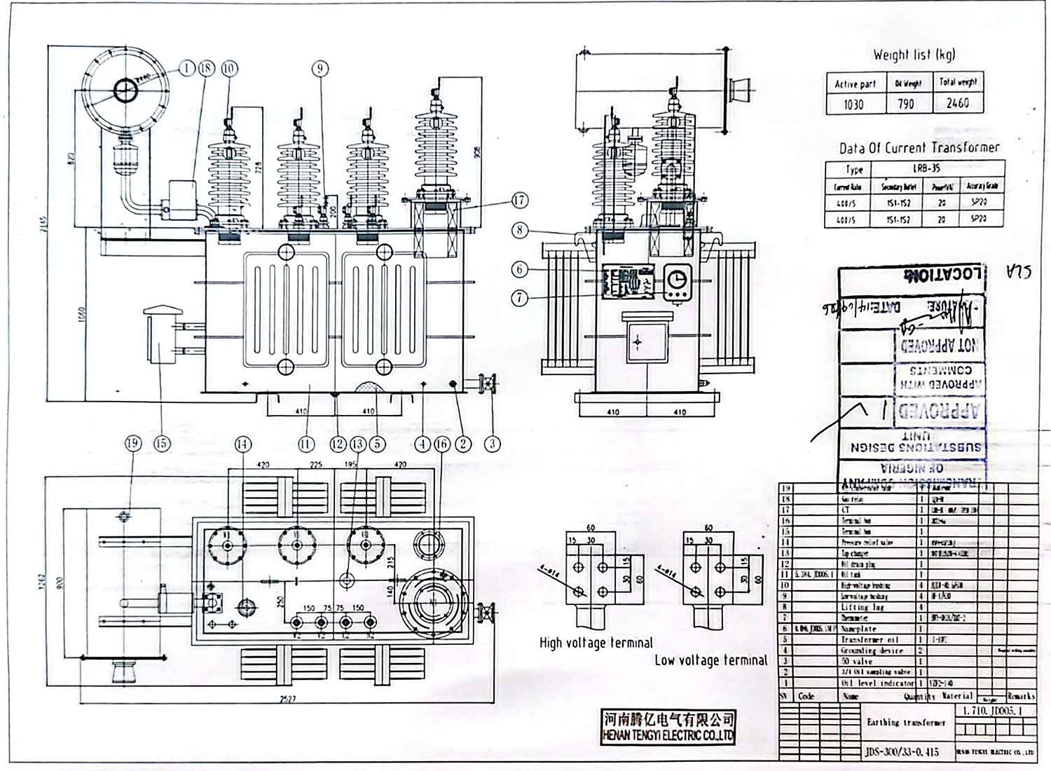 Approved-Drawing-for-Earthing-Transformers