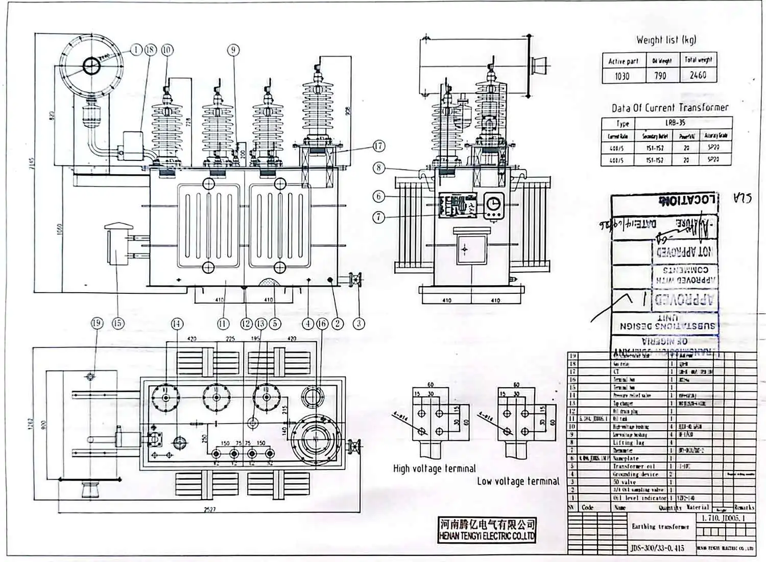 Approved-Drawing-for-Earthing-Transformers